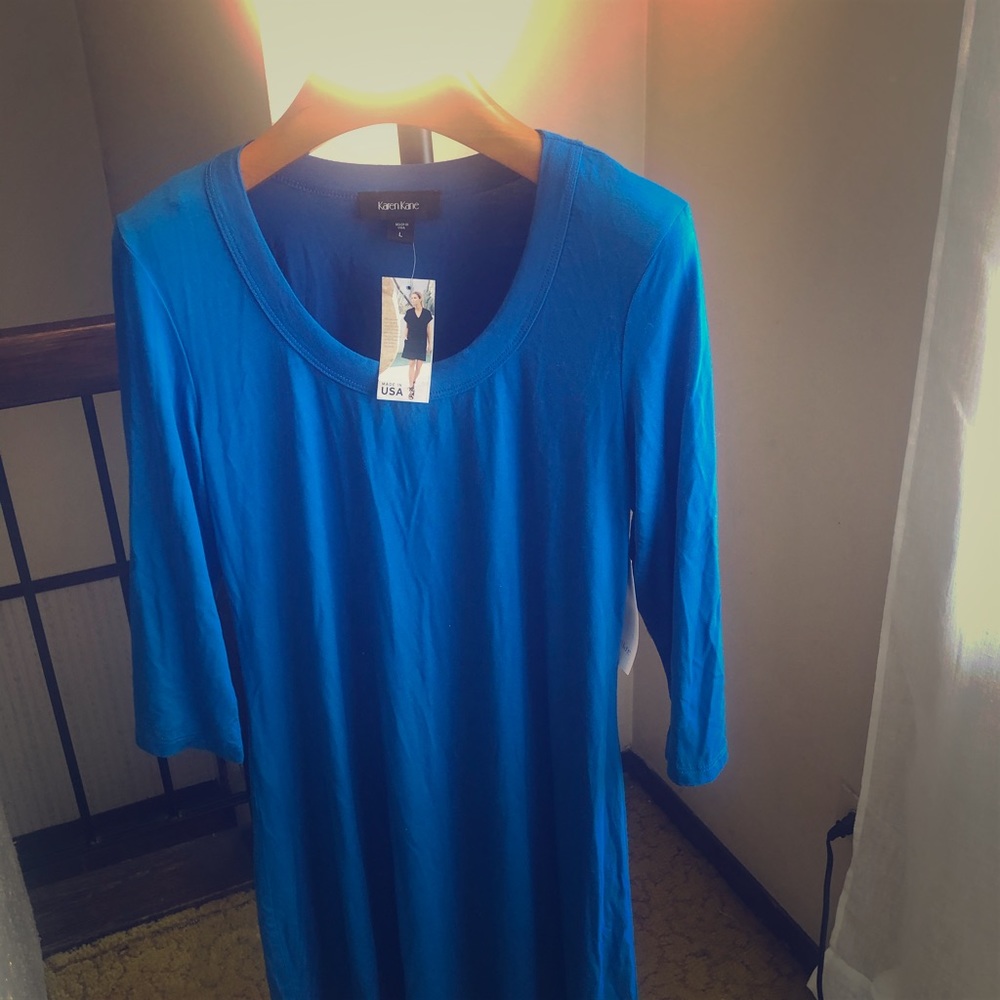 “Too” Cute Spring tee shirt dress. Never worn.